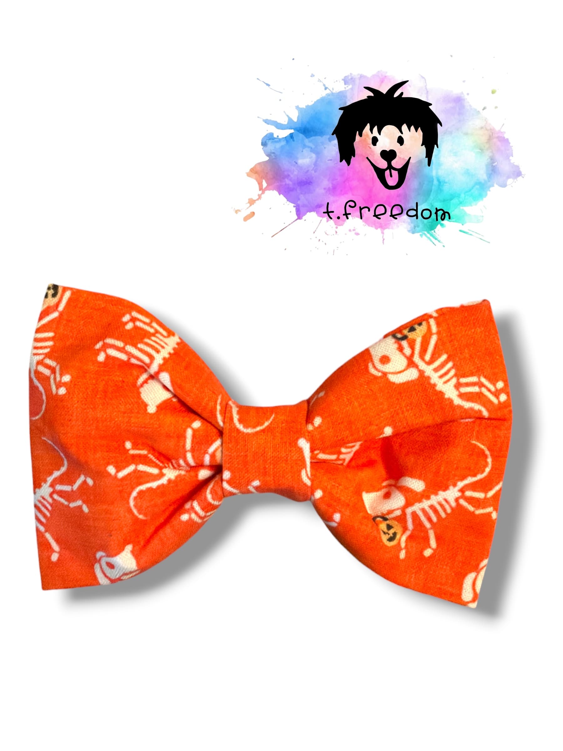 Doggie skeletons bowtie